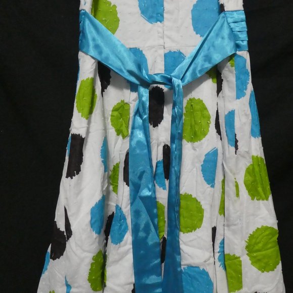 MY MICHELLE | size 16 | Sleeveless Polka Dot Dress | Zip Back | BNWOT - Picture 15 of 16